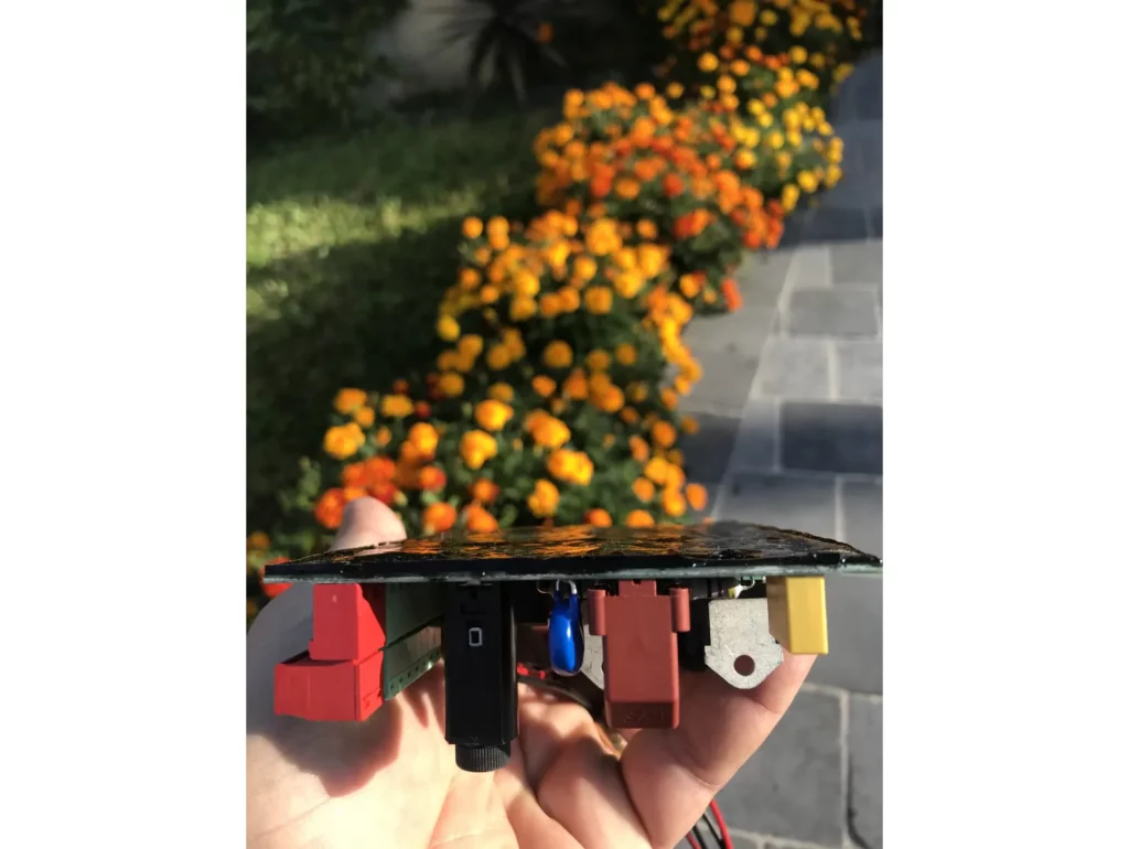 carte-electronique-portail-came-protection-resine-connectique